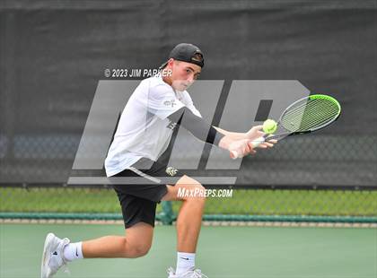 Thumbnail 2 in Kaufman vs Wimberly (UIL 4A Boys Team Tennis Finals) photogallery.