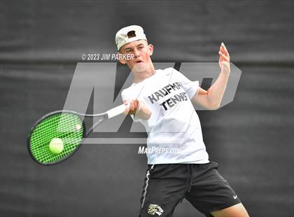 Thumbnail 1 in Kaufman vs Wimberly (UIL 4A Boys Team Tennis Finals) photogallery.