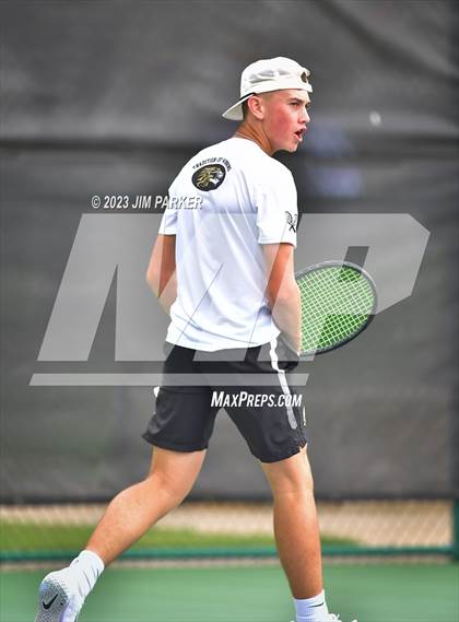 Thumbnail 2 in Kaufman vs Wimberly (UIL 4A Boys Team Tennis Finals) photogallery.