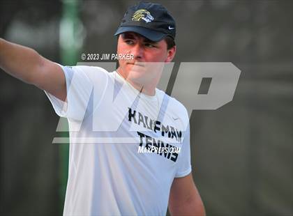 Thumbnail 3 in Kaufman vs Wimberly (UIL 4A Boys Team Tennis Finals) photogallery.