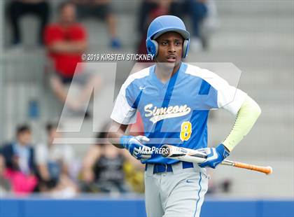 Thumbnail 1 in Simeon vs. Lake View (Chicago Public League Semifinal) photogallery.