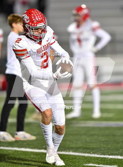 Thumbnail 2 in Holliday vs Scurry-Rosser (UIL 3A-2 Area Playoff) photogallery.