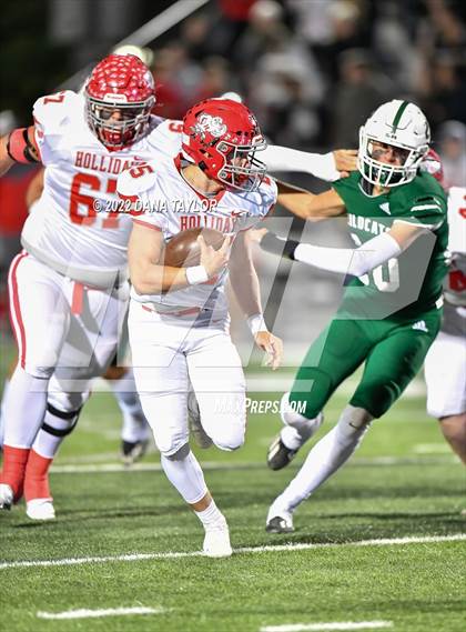 Thumbnail 3 in Holliday vs Scurry-Rosser (UIL 3A-2 Area Playoff) photogallery.