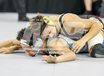 Thumbnail 1 in CIF State Boys Wrestling Championships (Consolation - Round 5) photogallery.