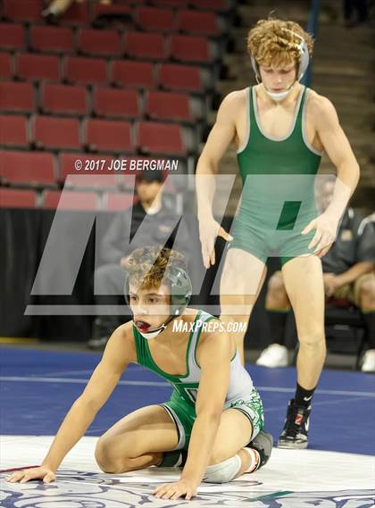 Thumbnail 1 in CIF State Boys Wrestling Championships (Consolation - Round 5) photogallery.