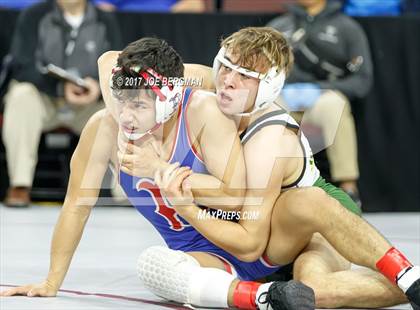 Thumbnail 1 in CIF State Boys Wrestling Championships (Consolation - Round 5) photogallery.