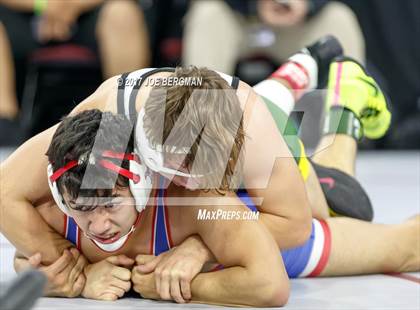 Thumbnail 1 in CIF State Boys Wrestling Championships (Consolation - Round 5) photogallery.