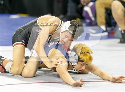 Thumbnail 2 in CIF State Boys Wrestling Championships (Consolation - Round 5) photogallery.