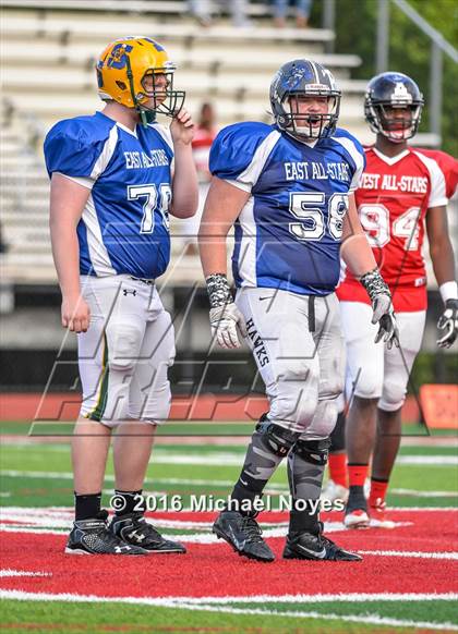 Thumbnail 3 in Southwestern Ohio Football Coaches Association (Ron Woyan East vs. West All-Star Game) photogallery.