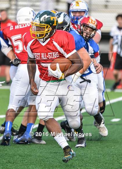 Thumbnail 1 in Southwestern Ohio Football Coaches Association (Ron Woyan East vs. West All-Star Game) photogallery.