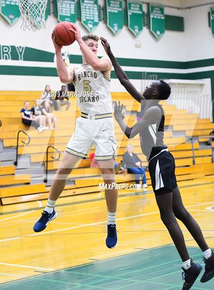 Thumbnail 1 in Rancho Solano Prep vs. Moon Valley (Sunnyslope Hoopsgiving Basketball Tournament) photogallery.