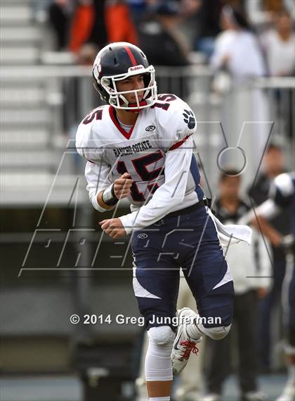 Thumbnail 3 in Rancho Cotate @ Marin Catholic (CIF NCS D3 Semifinal) photogallery.