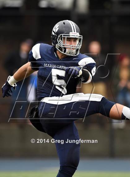 Thumbnail 2 in Rancho Cotate @ Marin Catholic (CIF NCS D3 Semifinal) photogallery.