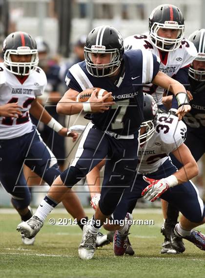 Thumbnail 2 in Rancho Cotate @ Marin Catholic (CIF NCS D3 Semifinal) photogallery.