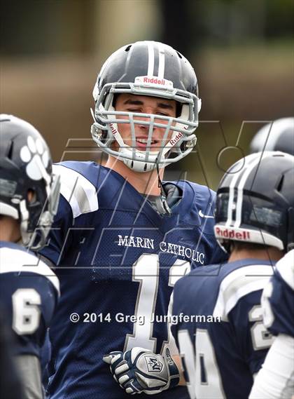 Thumbnail 2 in Rancho Cotate @ Marin Catholic (CIF NCS D3 Semifinal) photogallery.