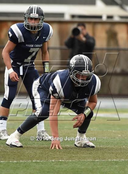 Thumbnail 3 in Rancho Cotate @ Marin Catholic (CIF NCS D3 Semifinal) photogallery.