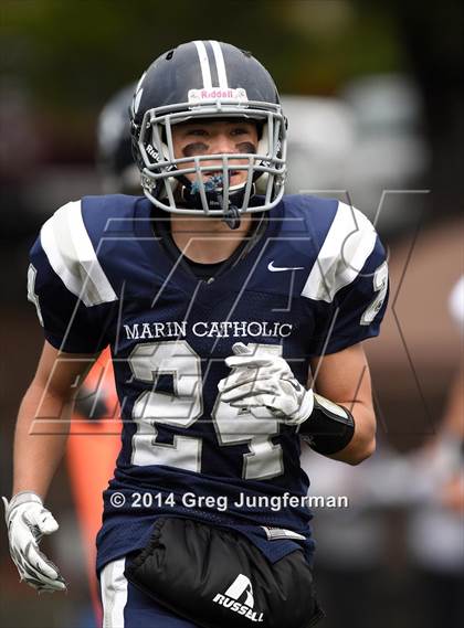 Thumbnail 2 in Rancho Cotate @ Marin Catholic (CIF NCS D3 Semifinal) photogallery.