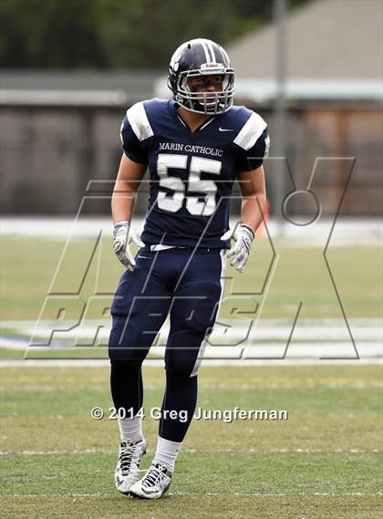 Thumbnail 3 in Rancho Cotate @ Marin Catholic (CIF NCS D3 Semifinal) photogallery.