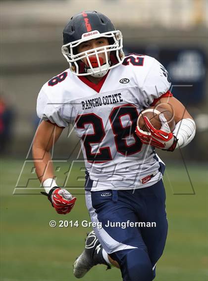 Thumbnail 3 in Rancho Cotate @ Marin Catholic (CIF NCS D3 Semifinal) photogallery.