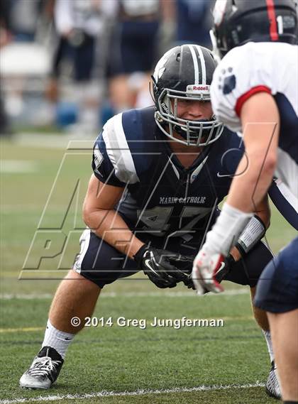 Thumbnail 1 in Rancho Cotate @ Marin Catholic (CIF NCS D3 Semifinal) photogallery.