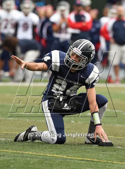 Thumbnail 1 in Rancho Cotate @ Marin Catholic (CIF NCS D3 Semifinal) photogallery.
