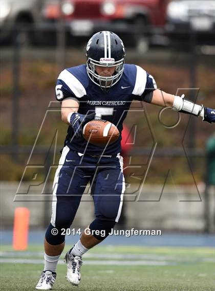 Thumbnail 3 in Rancho Cotate @ Marin Catholic (CIF NCS D3 Semifinal) photogallery.