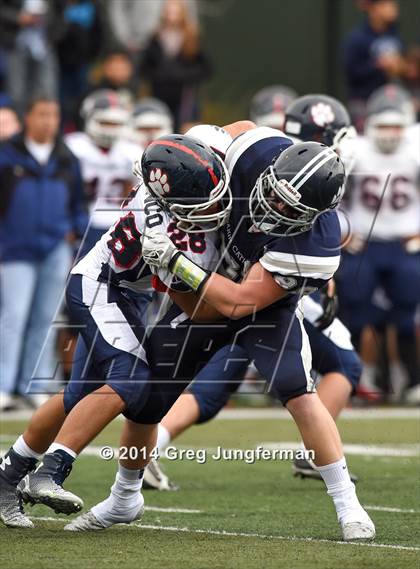 Thumbnail 2 in Rancho Cotate @ Marin Catholic (CIF NCS D3 Semifinal) photogallery.