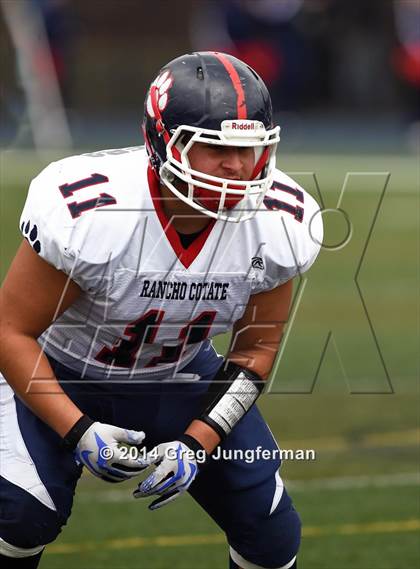 Thumbnail 2 in Rancho Cotate @ Marin Catholic (CIF NCS D3 Semifinal) photogallery.