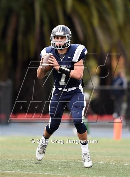 Thumbnail 2 in Rancho Cotate @ Marin Catholic (CIF NCS D3 Semifinal) photogallery.