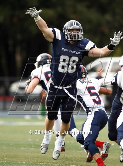 Thumbnail 1 in Rancho Cotate @ Marin Catholic (CIF NCS D3 Semifinal) photogallery.