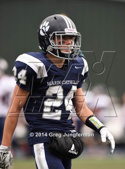 Thumbnail 1 in Rancho Cotate @ Marin Catholic (CIF NCS D3 Semifinal) photogallery.