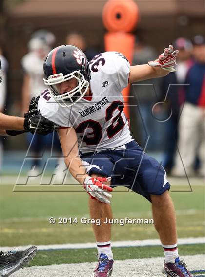 Thumbnail 3 in Rancho Cotate @ Marin Catholic (CIF NCS D3 Semifinal) photogallery.