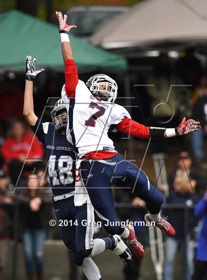 Thumbnail 3 in Rancho Cotate @ Marin Catholic (CIF NCS D3 Semifinal) photogallery.