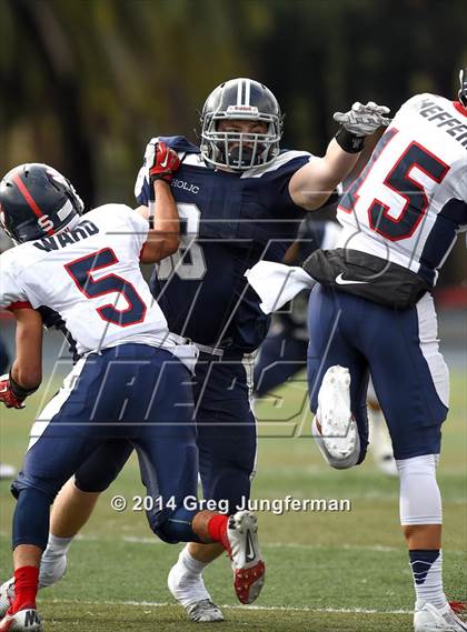 Thumbnail 2 in Rancho Cotate @ Marin Catholic (CIF NCS D3 Semifinal) photogallery.