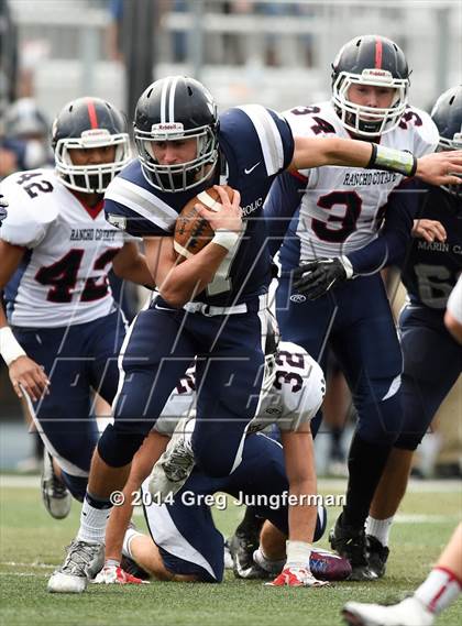 Thumbnail 3 in Rancho Cotate @ Marin Catholic (CIF NCS D3 Semifinal) photogallery.