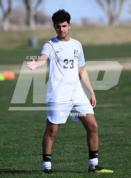 Thumbnail 2 in Milken @ Desert Christian (CIF SS Div 8 Quarter Finals) photogallery.