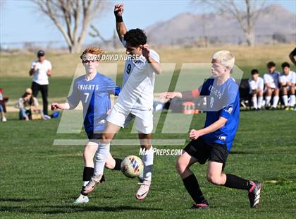 Thumbnail 3 in Milken @ Desert Christian (CIF SS Div 8 Quarter Finals) photogallery.