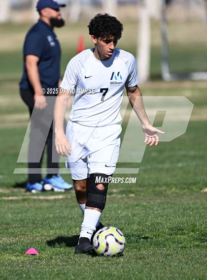 Thumbnail 2 in Milken @ Desert Christian (CIF SS Div 8 Quarter Finals) photogallery.