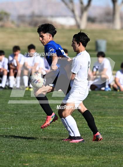 Thumbnail 3 in Milken @ Desert Christian (CIF SS Div 8 Quarter Finals) photogallery.