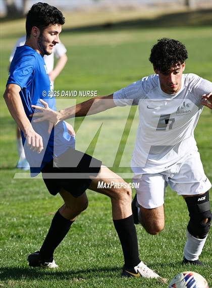 Thumbnail 2 in Milken @ Desert Christian (CIF SS Div 8 Quarter Finals) photogallery.