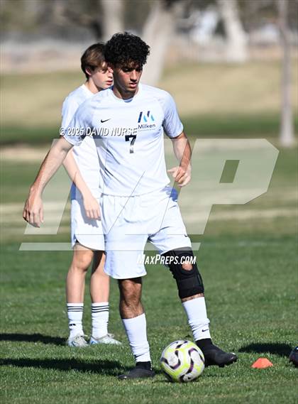 Thumbnail 3 in Milken @ Desert Christian (CIF SS Div 8 Quarter Finals) photogallery.