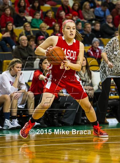 Thumbnail 3 in Masconomet Regional vs Central Catholic (Good Sports TD Garden Invitational) photogallery.