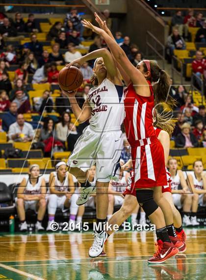 Thumbnail 3 in Masconomet Regional vs Central Catholic (Good Sports TD Garden Invitational) photogallery.