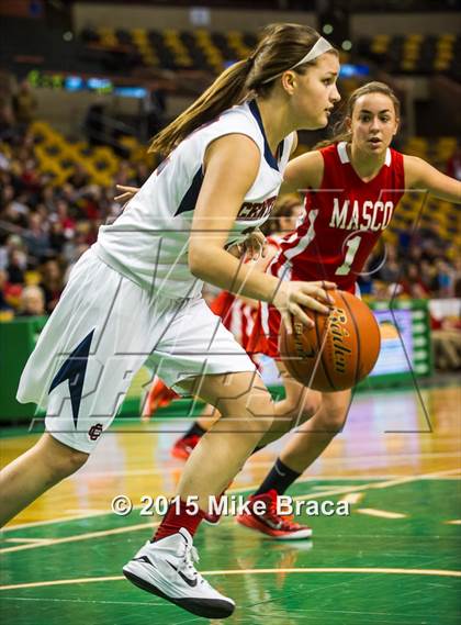 Thumbnail 2 in Masconomet Regional vs Central Catholic (Good Sports TD Garden Invitational) photogallery.