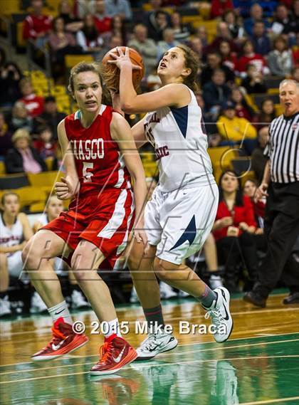 Thumbnail 2 in Masconomet Regional vs Central Catholic (Good Sports TD Garden Invitational) photogallery.