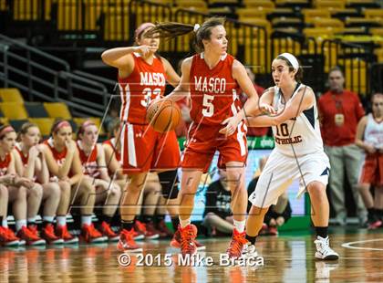 Thumbnail 2 in Masconomet Regional vs Central Catholic (Good Sports TD Garden Invitational) photogallery.