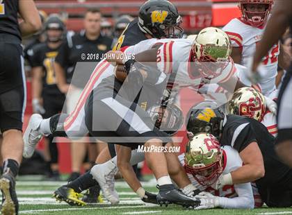 Thumbnail 3 in Bergen Catholic vs. Archbishop Wood (Battle on the Banks) photogallery.