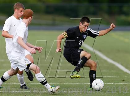 Thumbnail 1 in Washburn Rural vs St. James Academy (Gateway City Soccer Classic) photogallery.