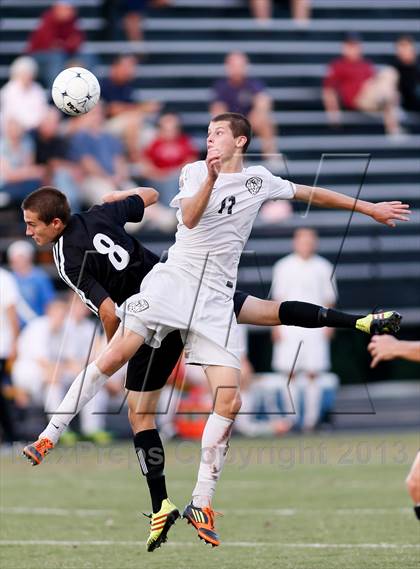 Thumbnail 1 in Washburn Rural vs St. James Academy (Gateway City Soccer Classic) photogallery.