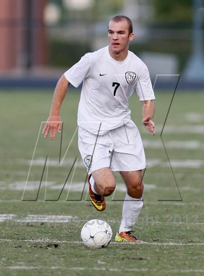 Thumbnail 2 in Washburn Rural vs St. James Academy (Gateway City Soccer Classic) photogallery.